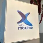 Tela impressa com logo Maxime